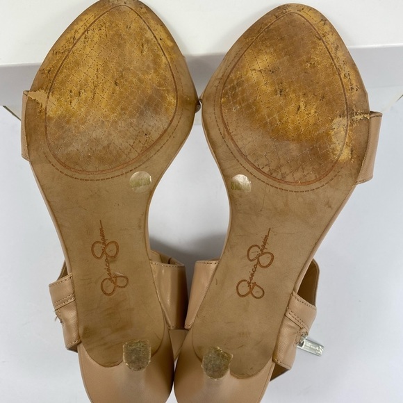 JESSICA Simpson Tan Women's Heels Shoes Size 8M - Picture 6 of 14